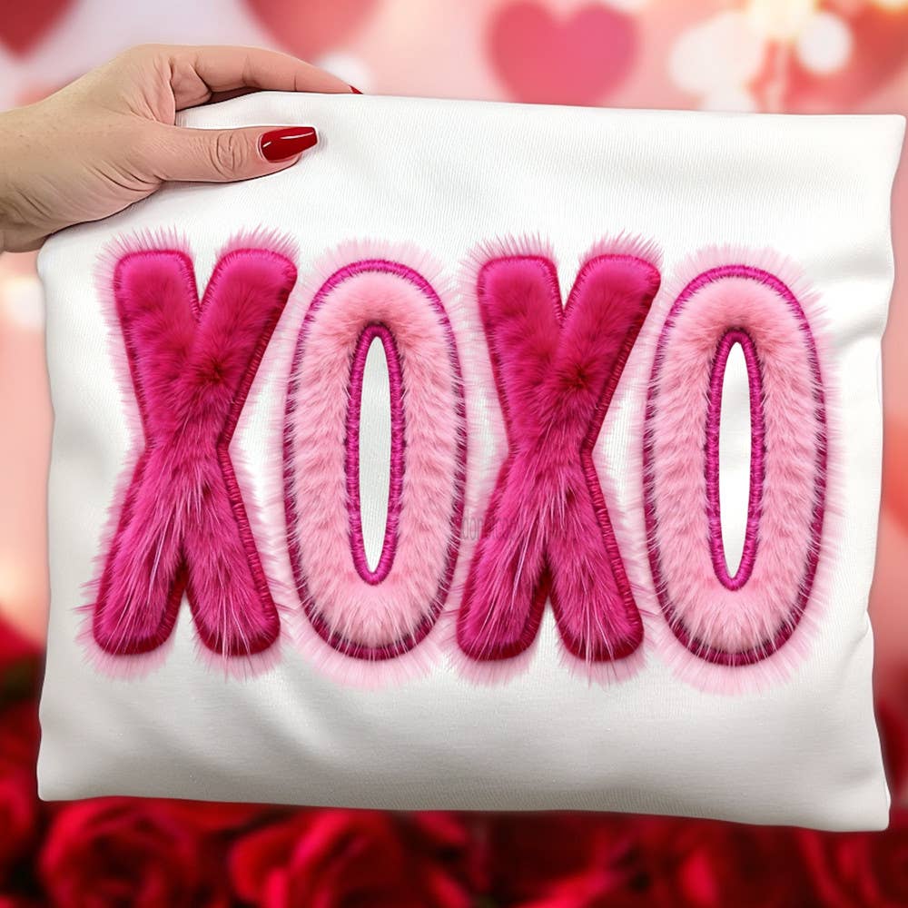 Faux Fluffy XOXO