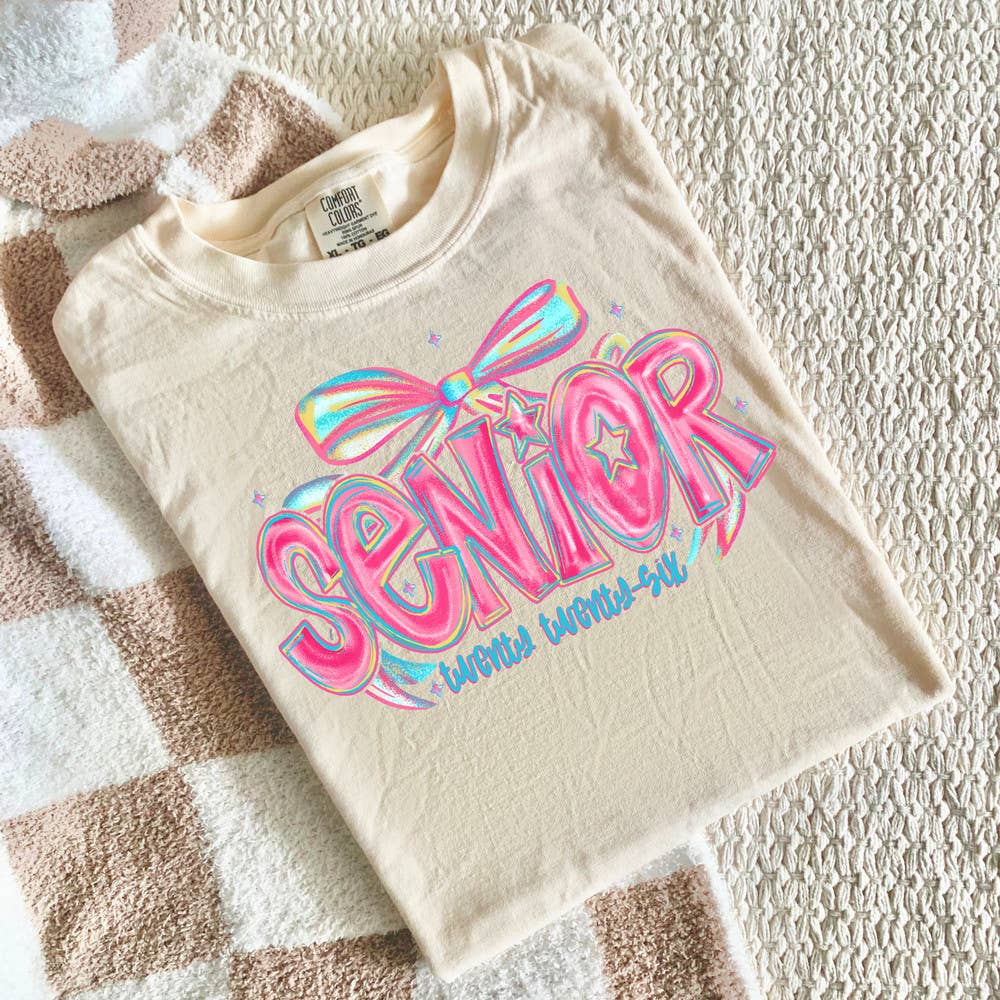 Brushstroke Bow Senior Twenty-Twenty Six