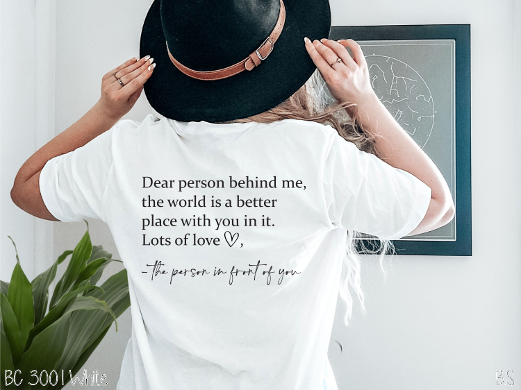 Dear Person Behind Me