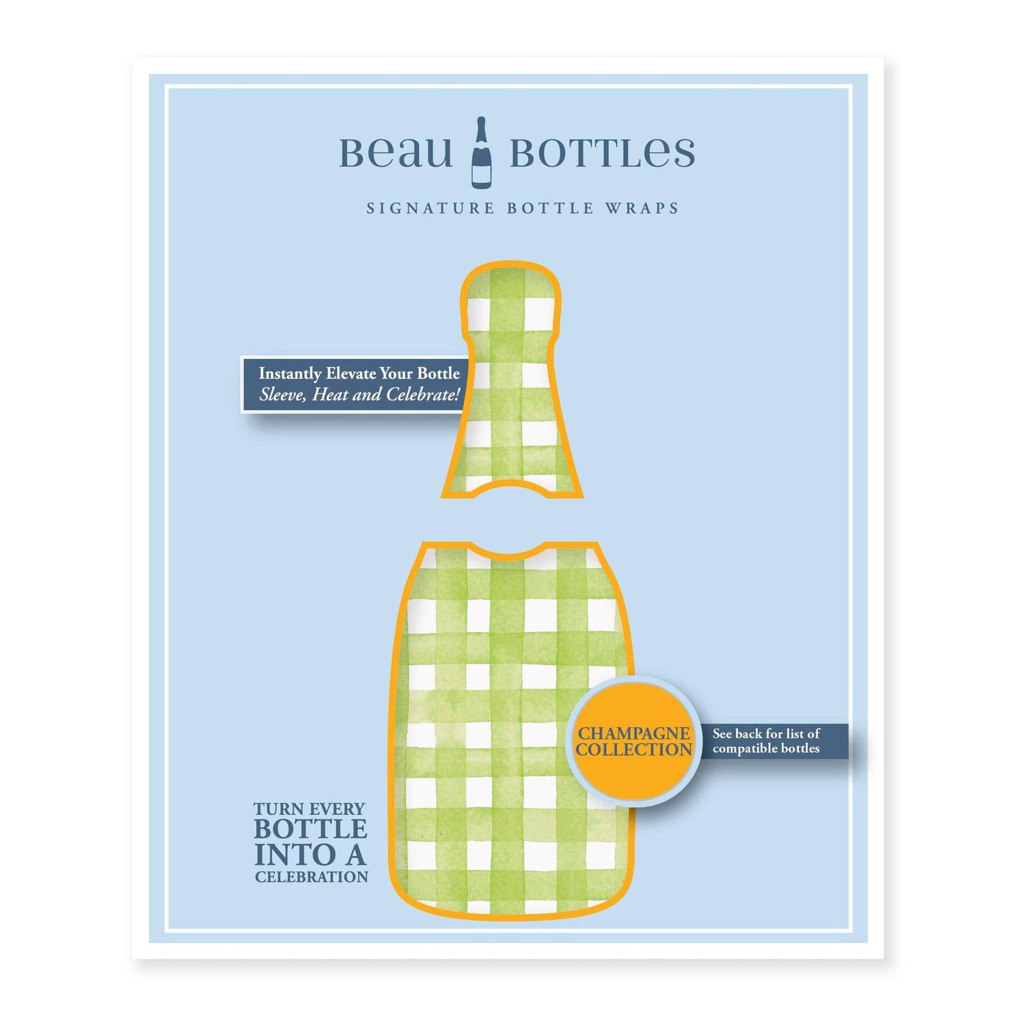 Matcha Lemonade Picnic Gingham- Champagne Collection