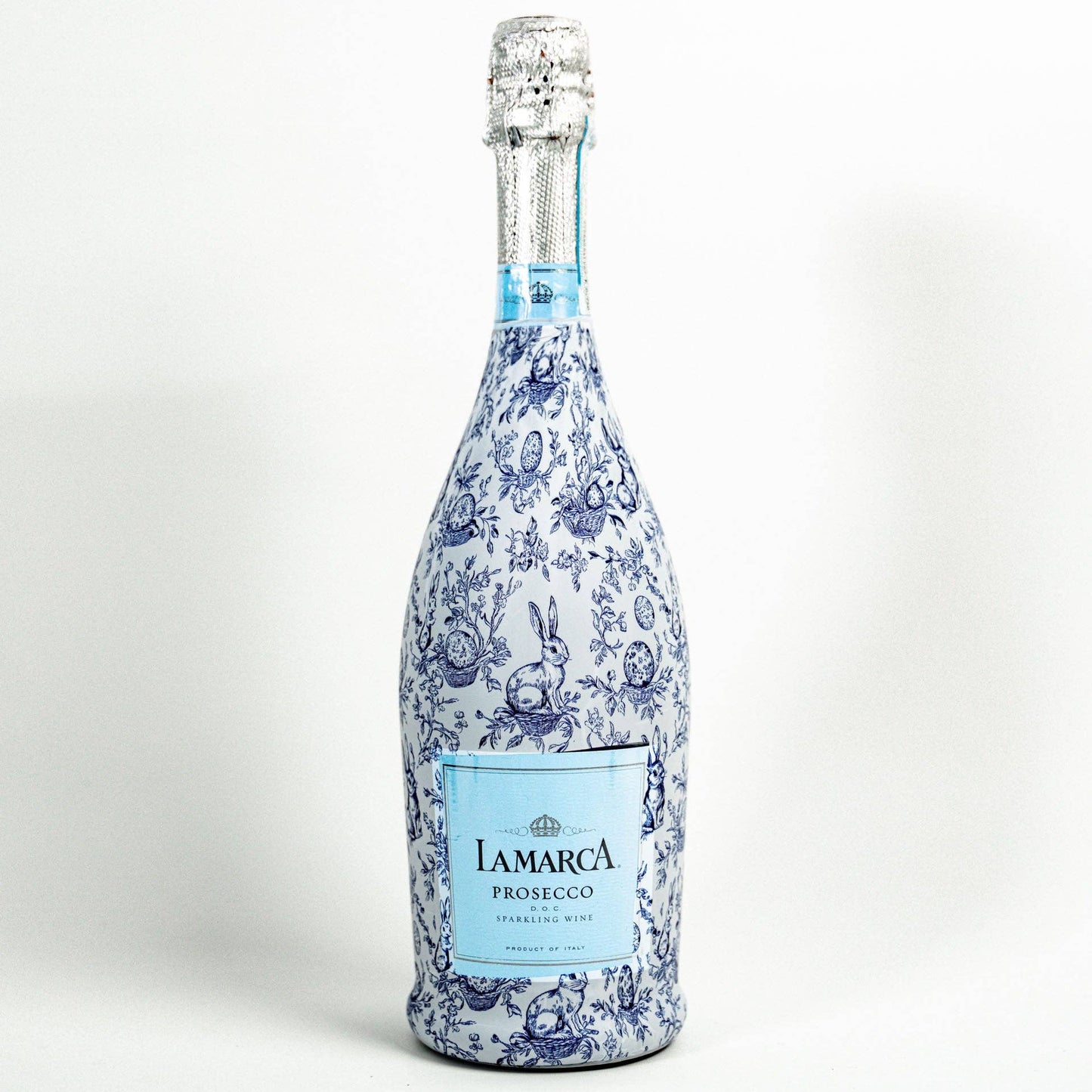 Blue Easter Bunny Toile- Prosecco Collection