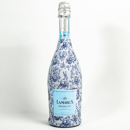Blue Easter Bunny Toile- Prosecco Collection