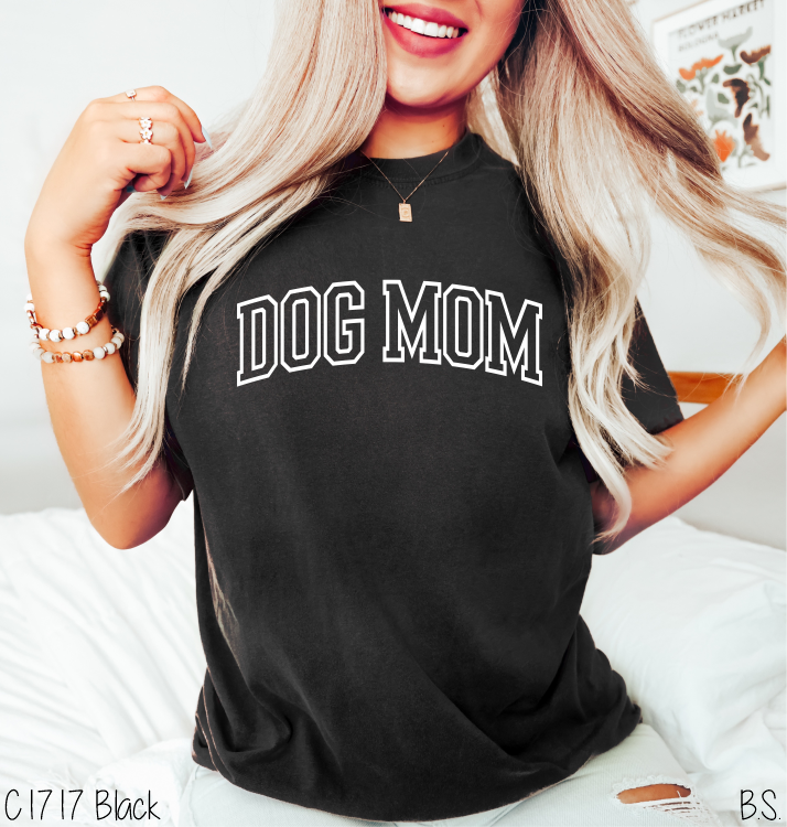 Dog Mom Arched Puff