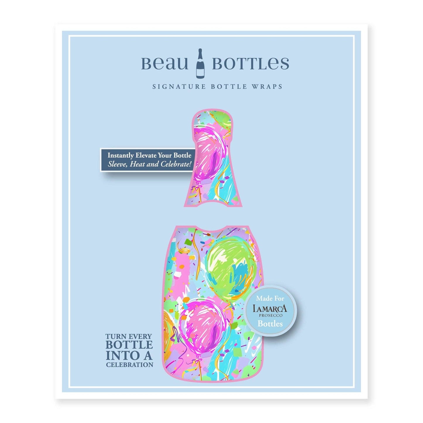 Happy Birthday Balloons - Prosecco Collection