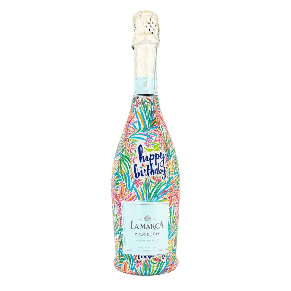 Happy Birthday Floral - Prosecco Collection