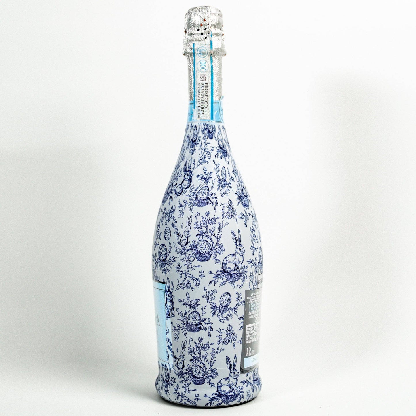 Blue Easter Bunny Toile- Prosecco Collection
