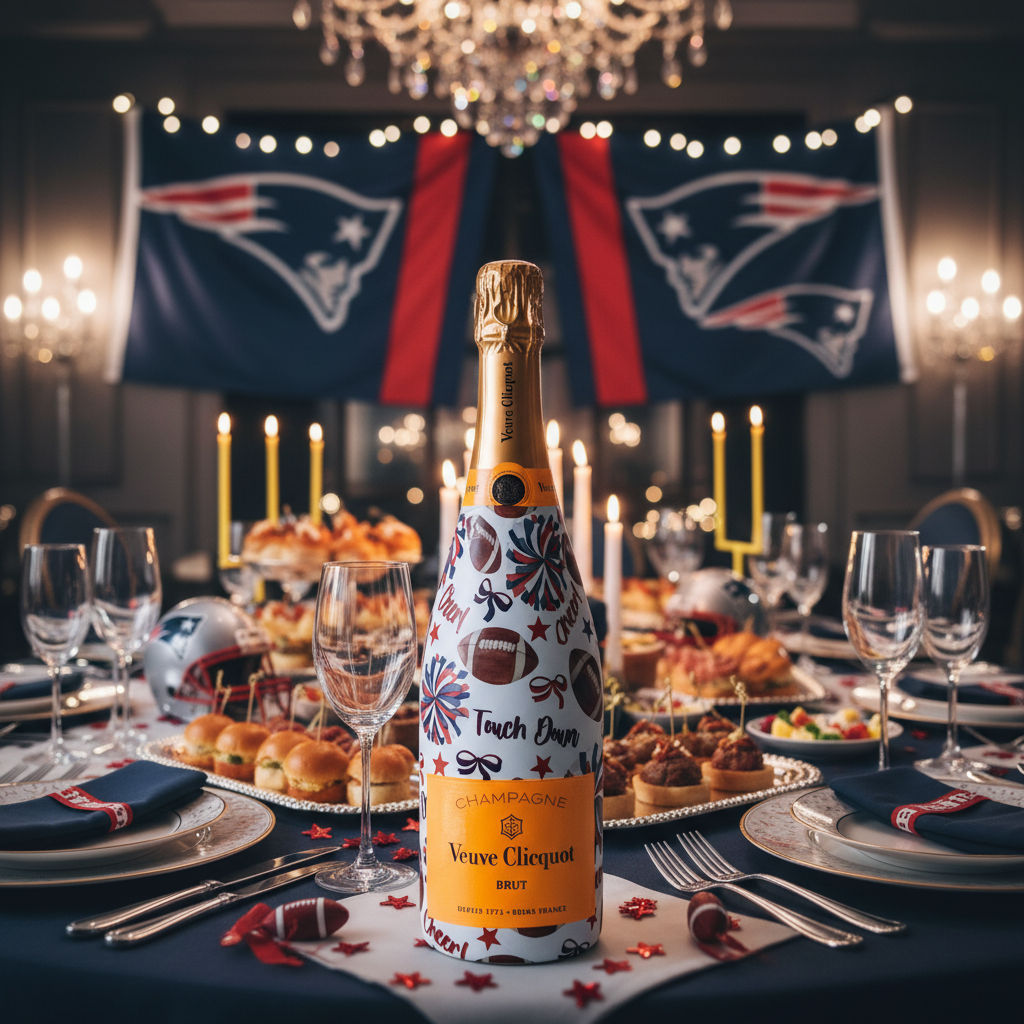 Red and Navy Game Day - Champagne Collection