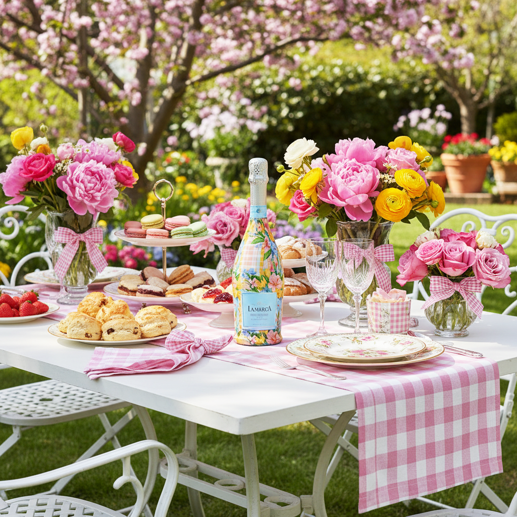 Preppy Springtime Serenity - Prosecco Collection