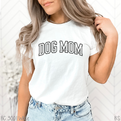 Dog Mom Arched Puff