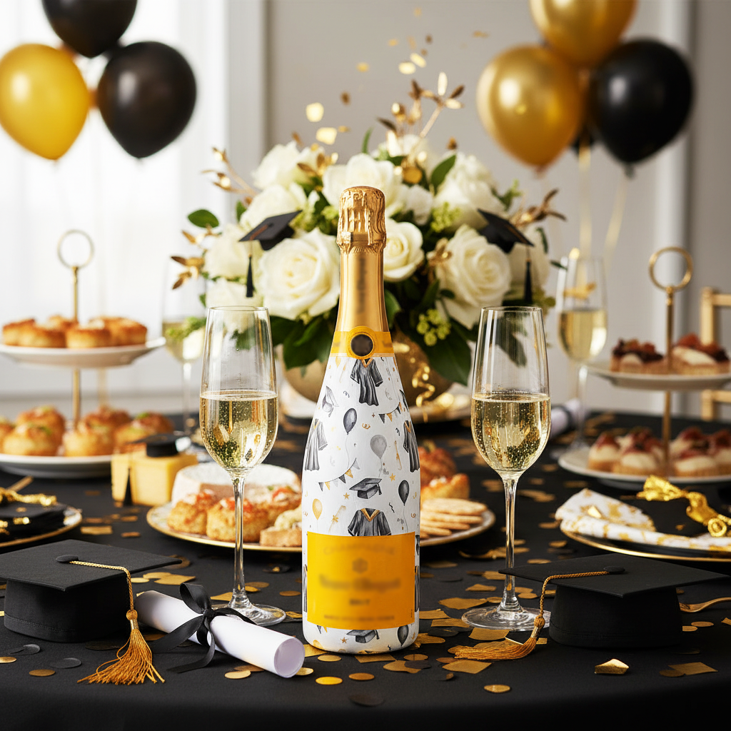 Black and Gold Graduation - Champagne Collection