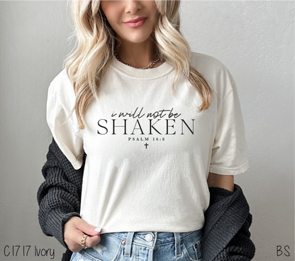 I Will Not Be Shaken