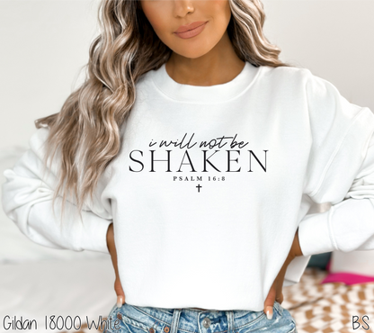 I Will Not Be Shaken