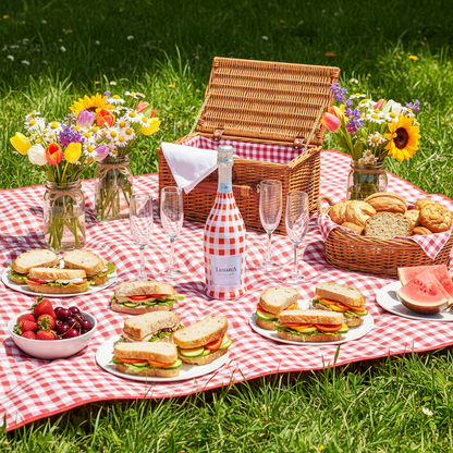 Red and White Gingham - Prosecco Collection