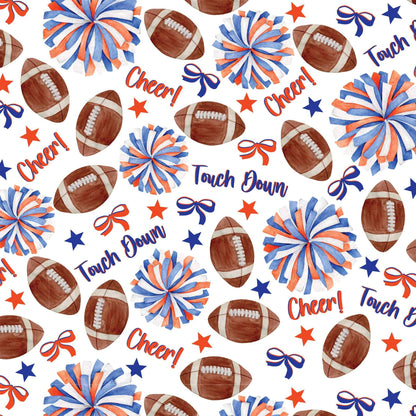 Blue and Orange Game Day - Champagne Collection