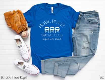 Baseball Home Plate Social Club