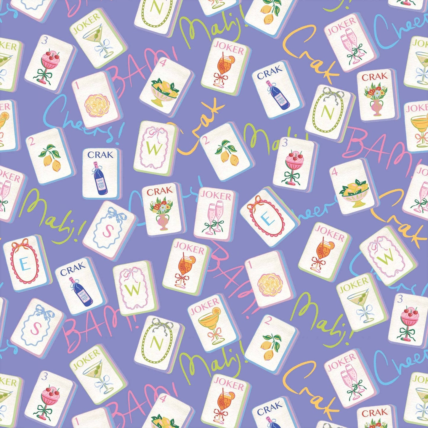 Purple Mahjong- Prosecco Collection