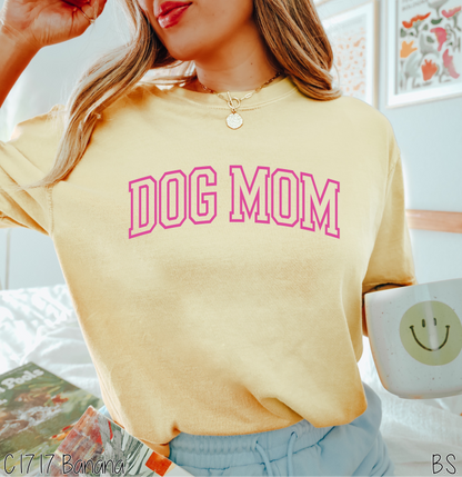 Dog Mom Arched Puff