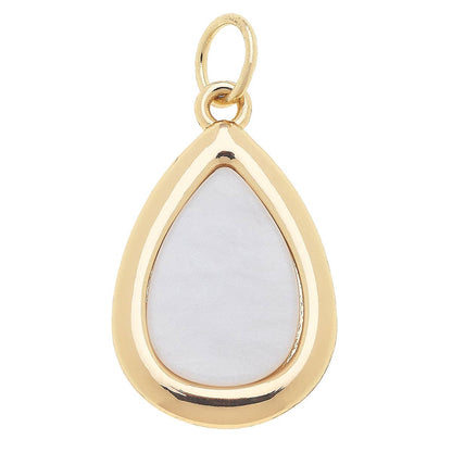Outline Charm in Mother of Pearl
