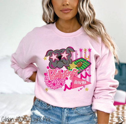 Bulldogs Pink Preppy Mascot