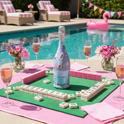 Pastel Blue Mahjong - Prosecco Collection