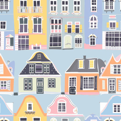 Blue Row Houses - Prosecco Collection