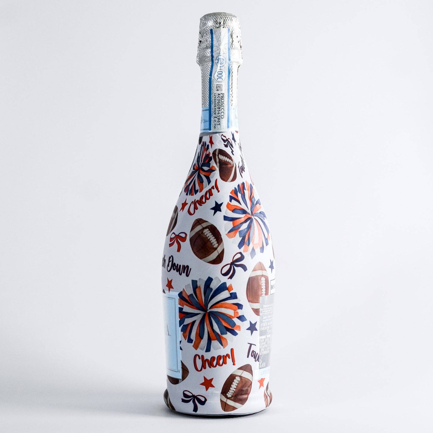 Navy and Orange Game Day - Prosecco Collection