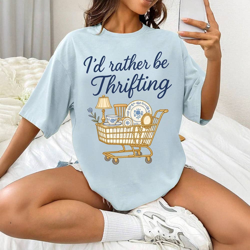 I'd Rather Be Thrifting Vintage Cart